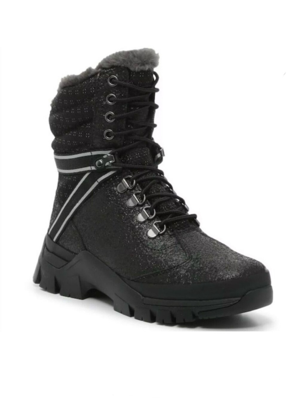 Timberland Jenness Falls Waterproof Insulated Black Boots Size 7.5